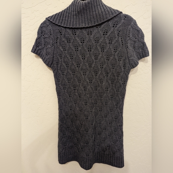 Mary Firenze Made in Italy cap sleeve sweater and cowl neck buttons - Picture 6 of 6